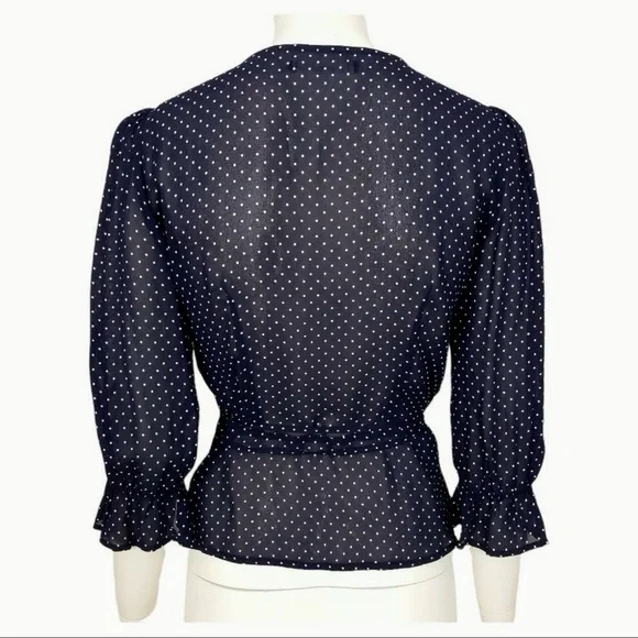 REFORMATION EMMA WRAP TOP - Picture 9 of 11